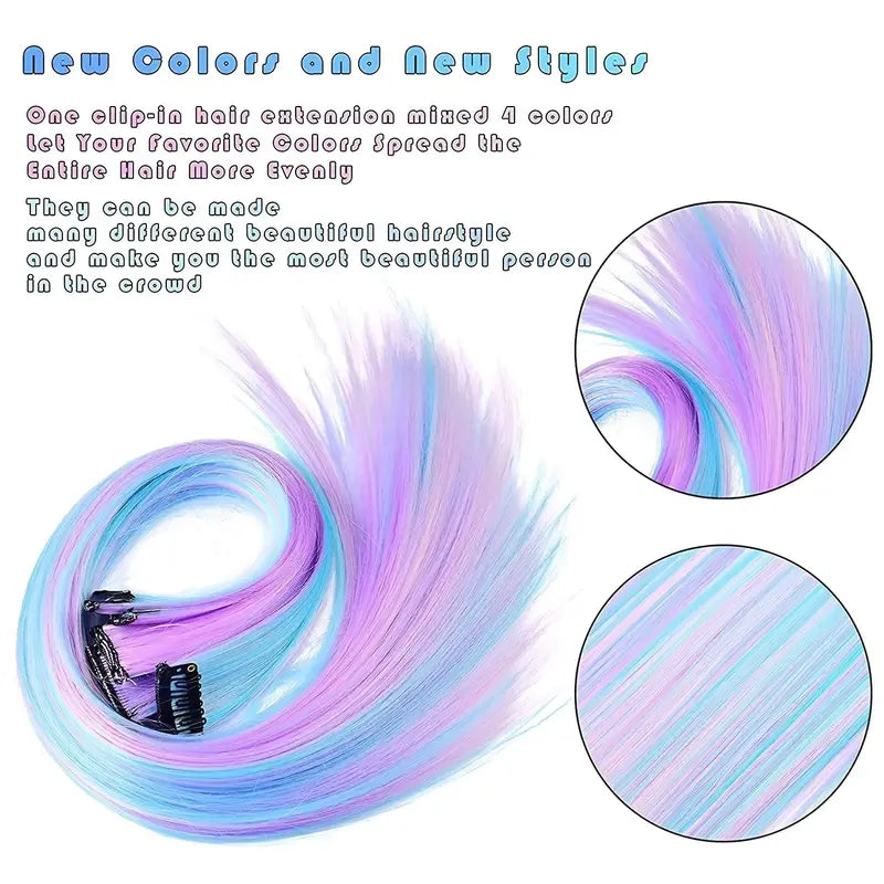 Purple clip in Charmed Hair