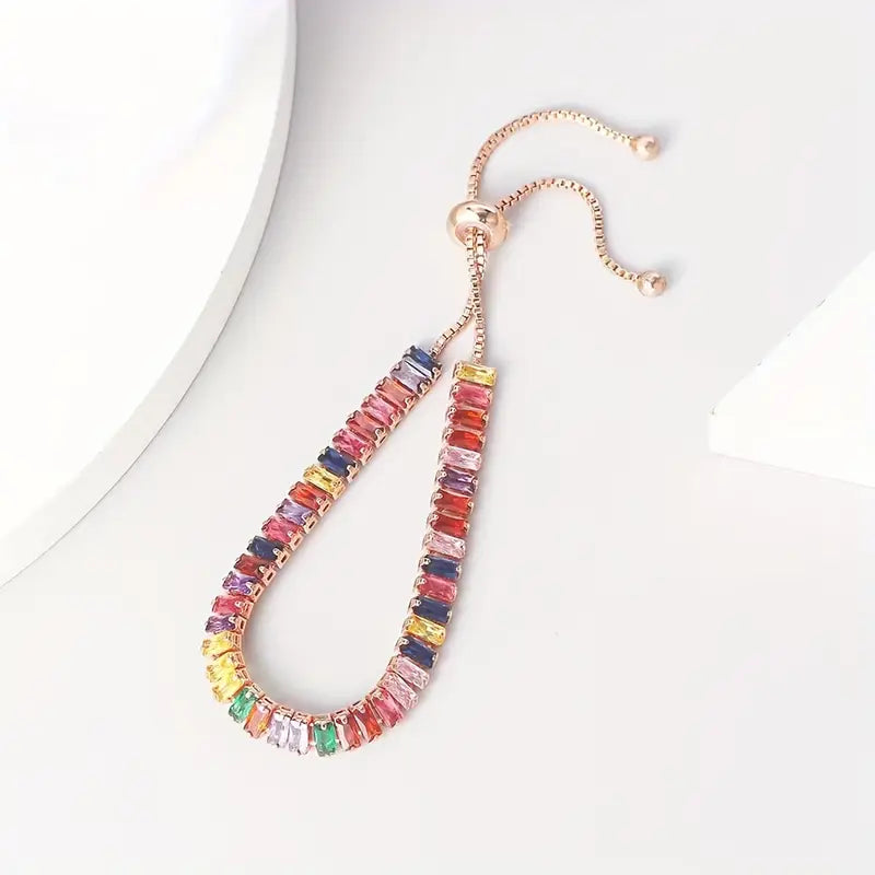 Mixed Color Charmed Bracelet
