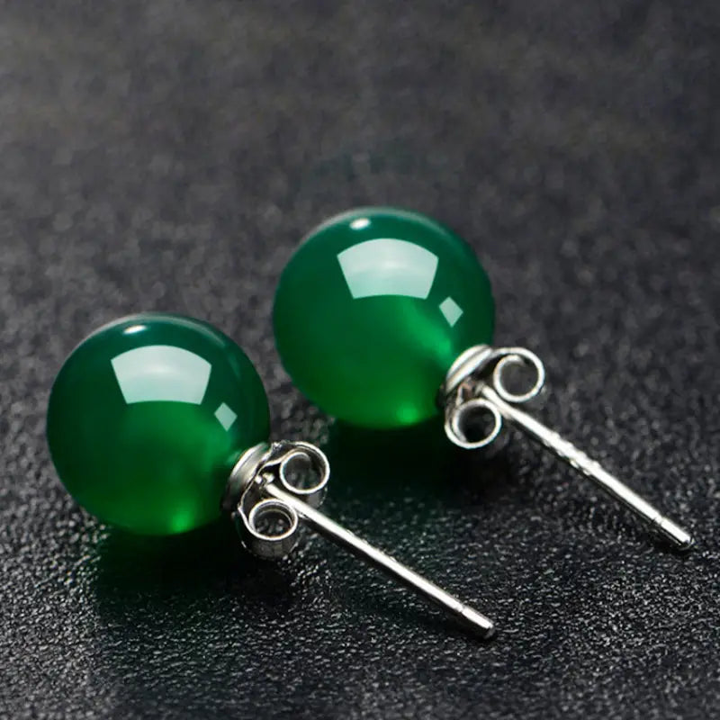 S925 Crystal Ball Charmed Earrings