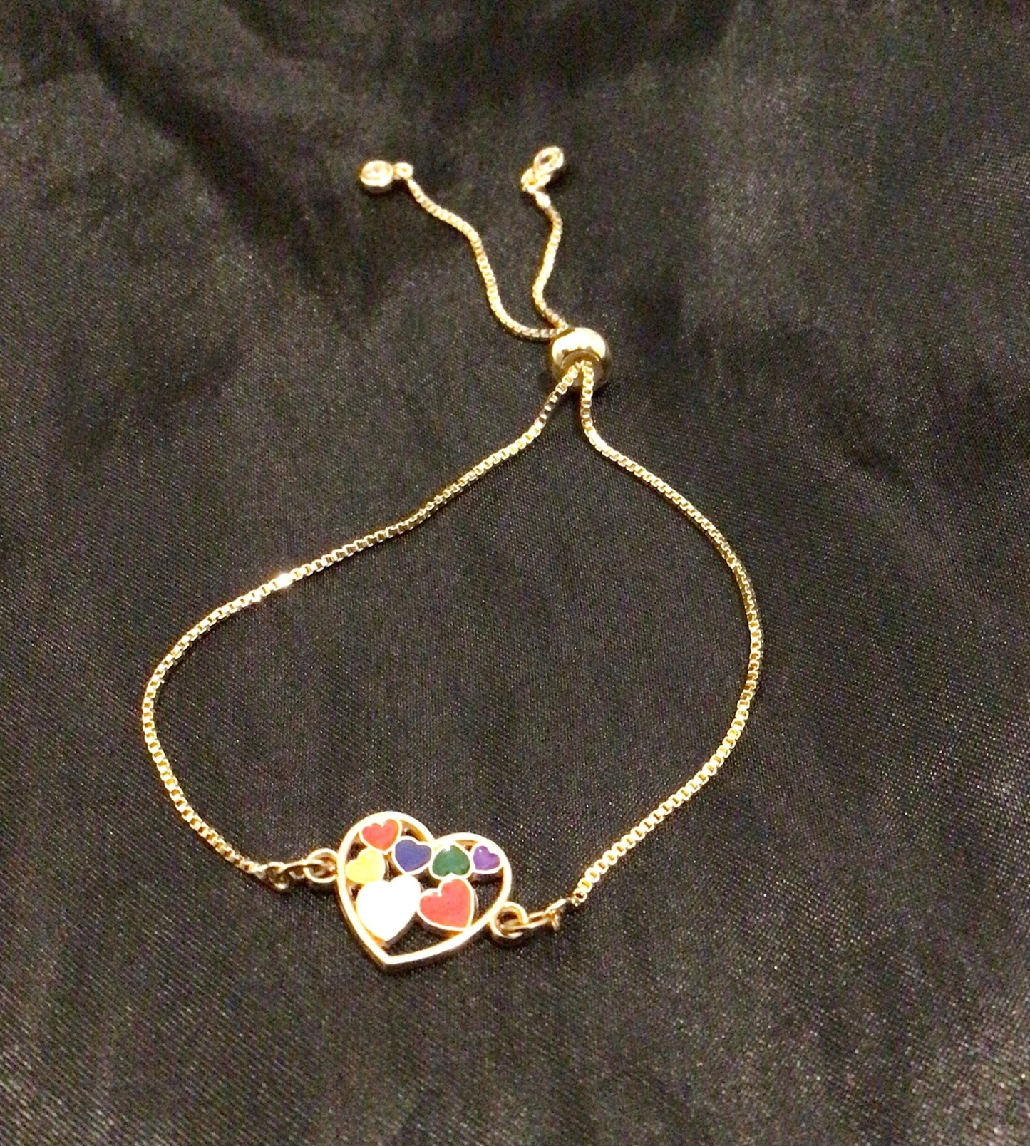 Delicate Heart Charmed Bracelets