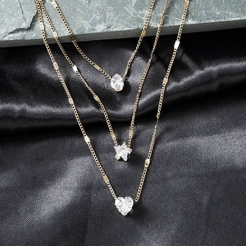 Boho Layered Charmed Necklace