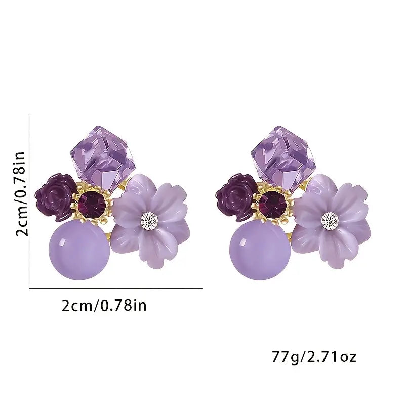 Flower Charmed Earrings