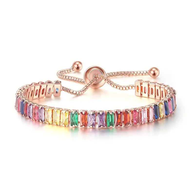 Mixed Color Charmed Bracelet