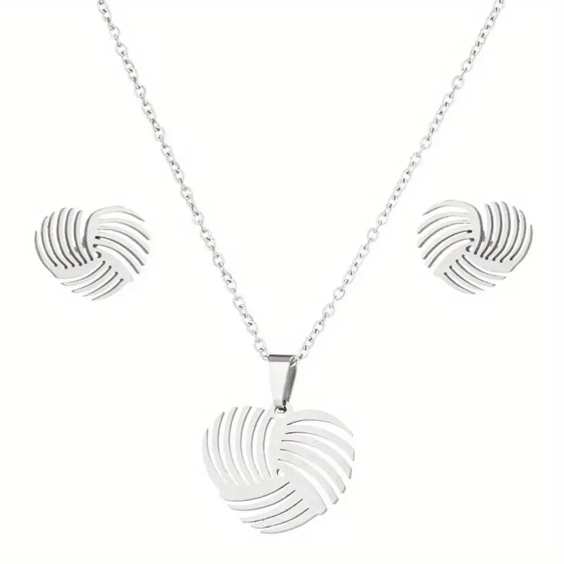 HeartBeat Earring and Necklace Set.