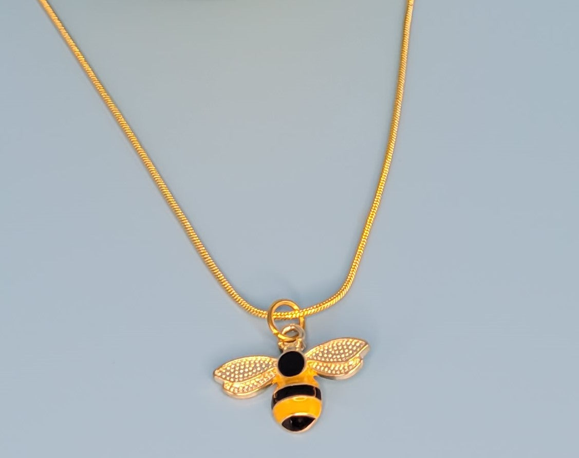 Bee Set Charmed Necklace