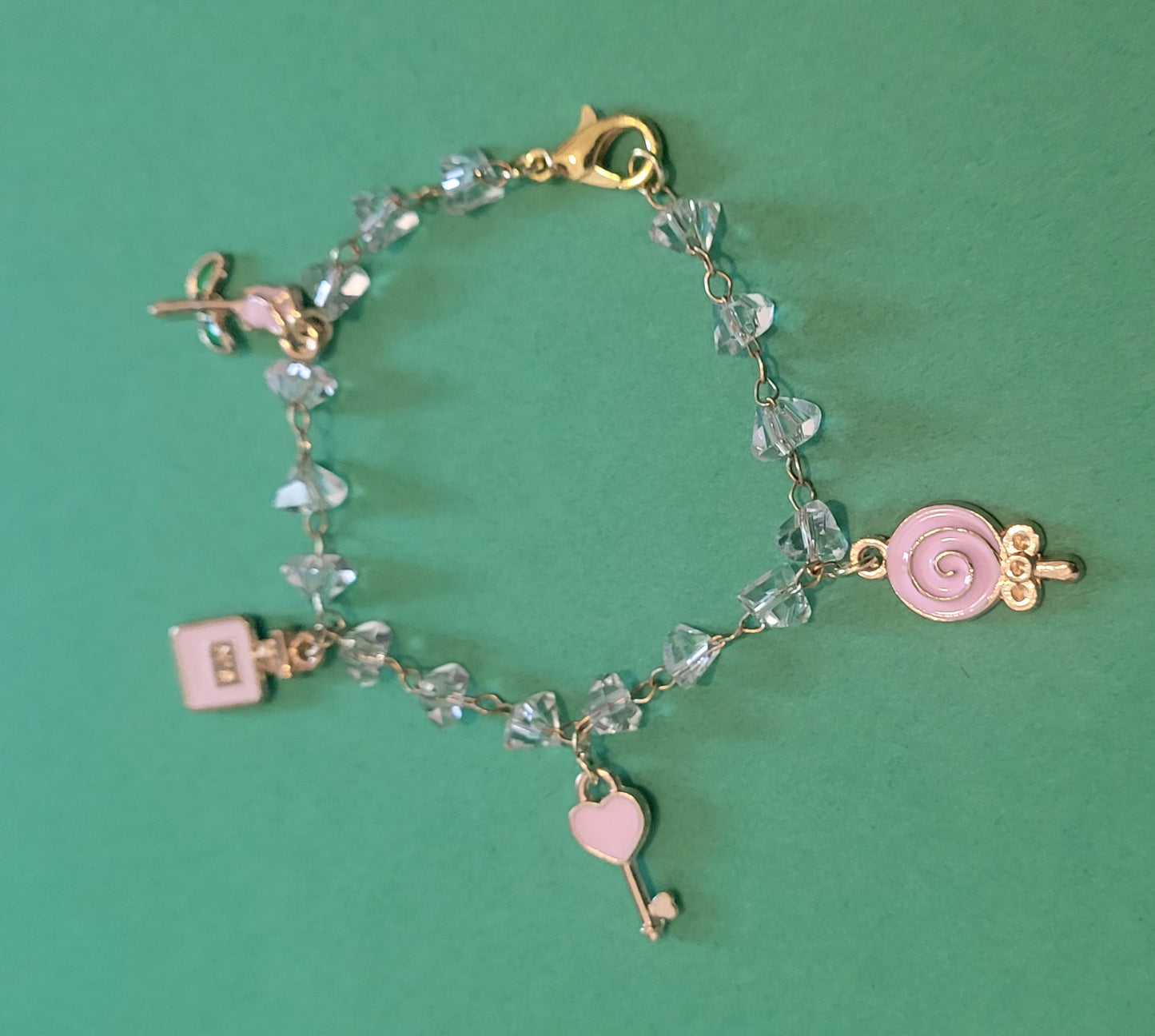 Glass bead and charmed Bracelets