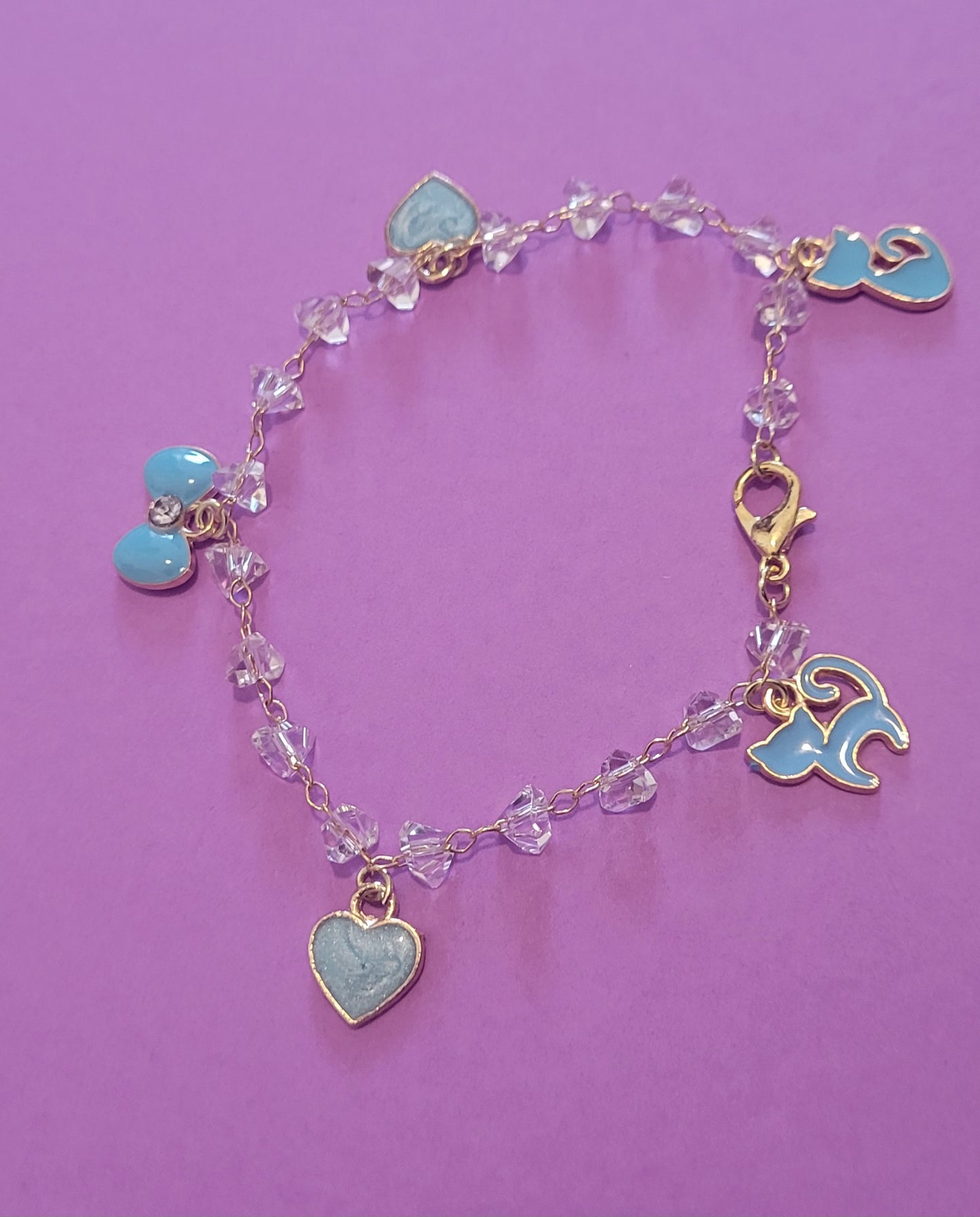 Glass bead and charmed Bracelets