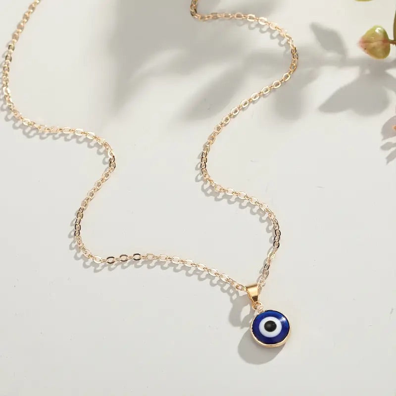 Evil Eye Charmed Necklace